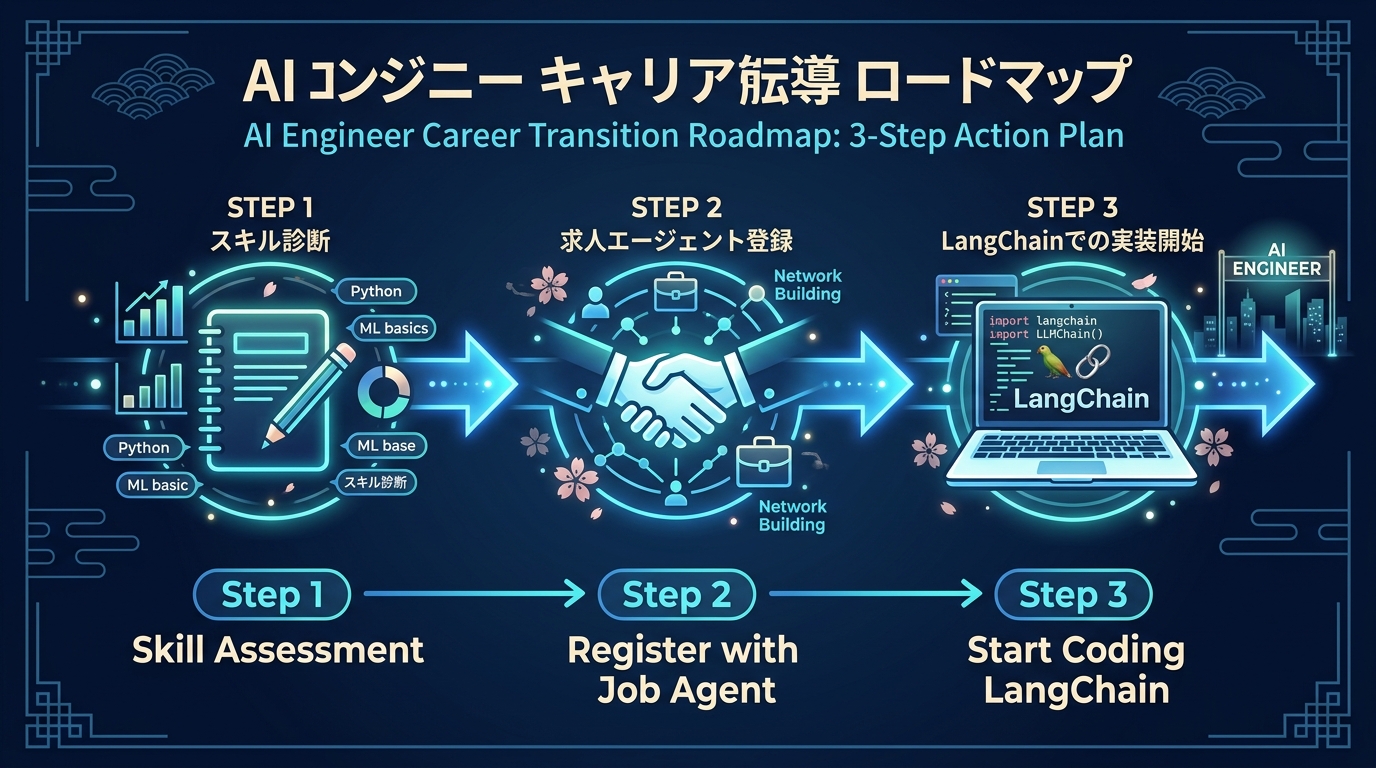 AIエンジニア転職 今日から始める3ステップ