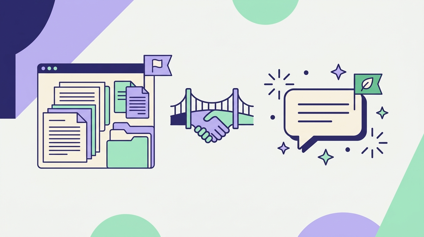 Notion AIとChatGPTの違いと使い分けを示す比較図