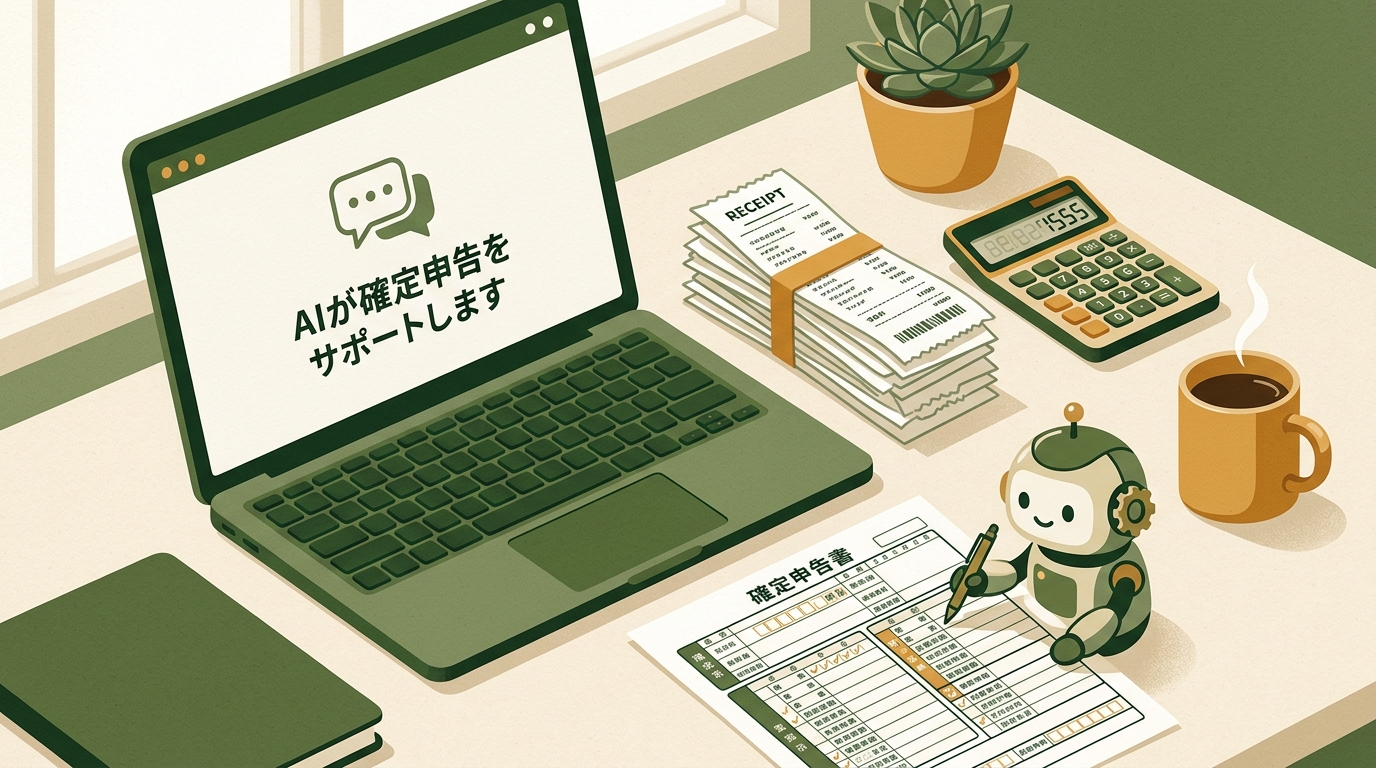 AI副業の確定申告ガイドのアイキャッチ