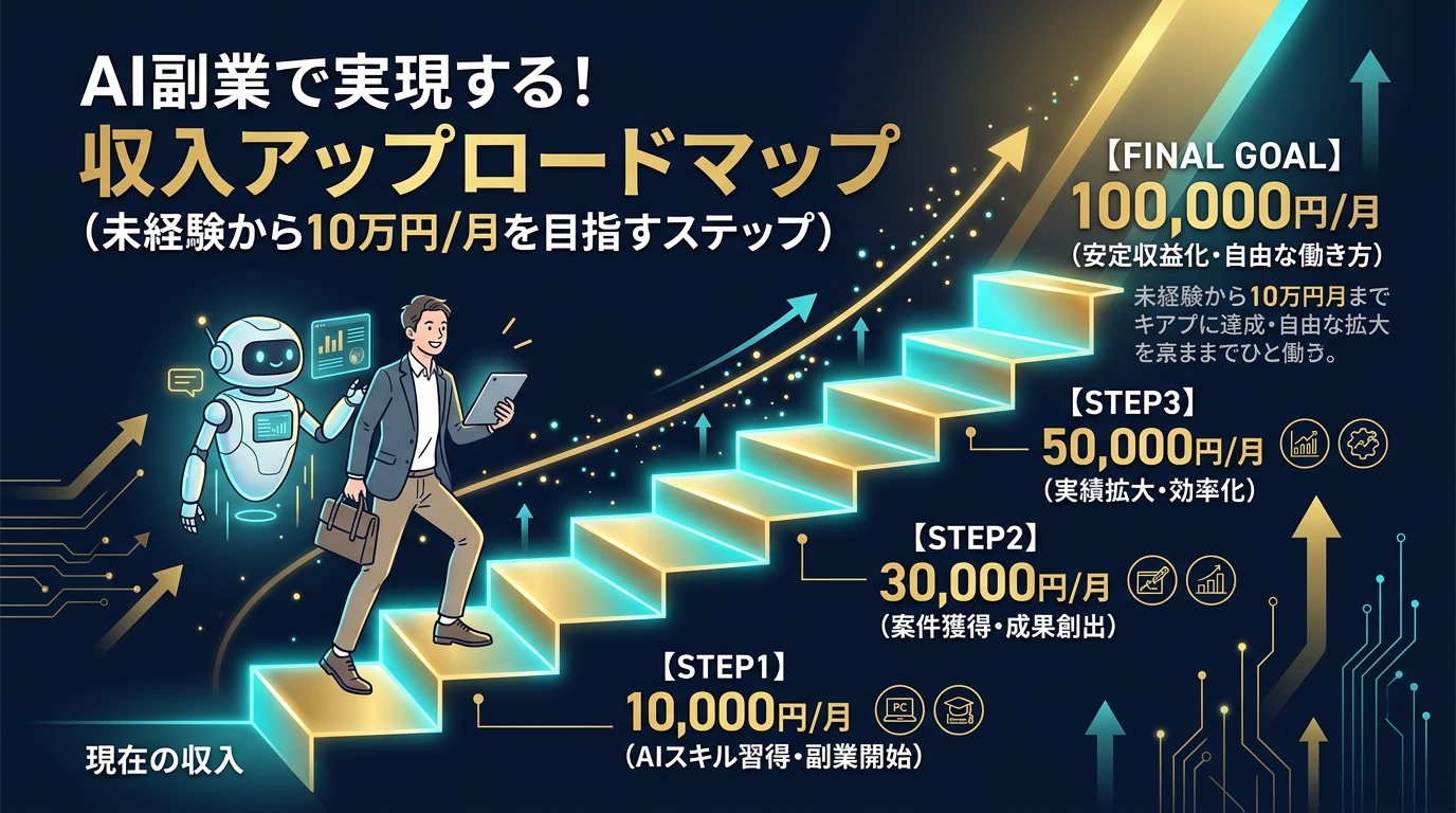 AIエージェント副業 月収ロードマップ